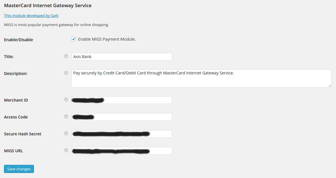 axis bank payment gateway integration guide